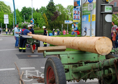 Maibaumaufstellung